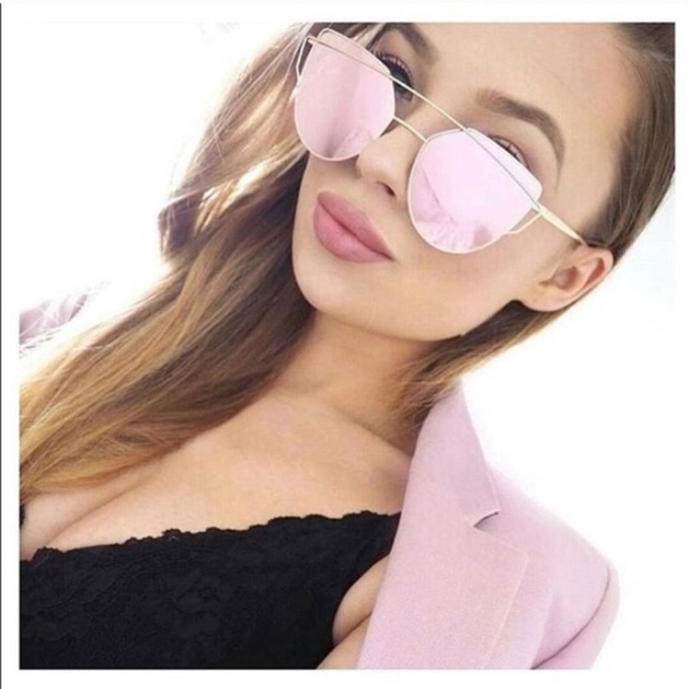 Mirrored Cat Eye Sunglasses